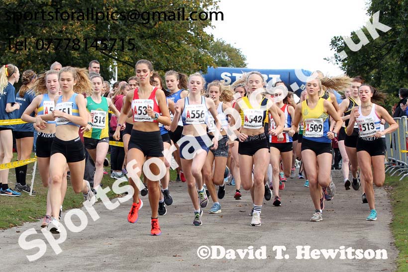 Womens under-17 3 stage road relay, 2019 ERRA 6 and 4 Stage Relay and Young Athletes.  Photo: David T. Hewitson/Sports for All Pics